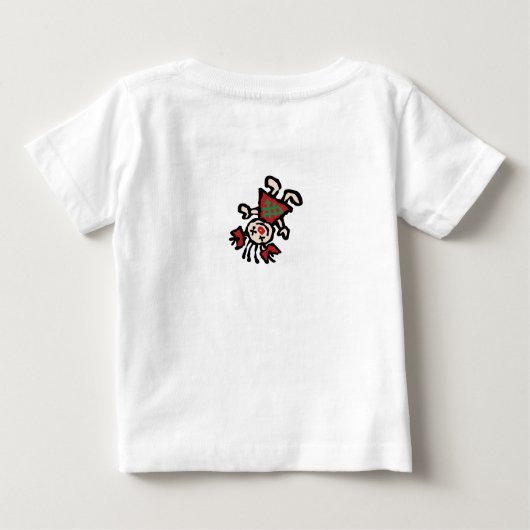 Santa Woody en zijn rendierkerstCartoon (Achterkant)