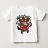 Santa Woody en zijn rendierkerstCartoon (Voorkant)