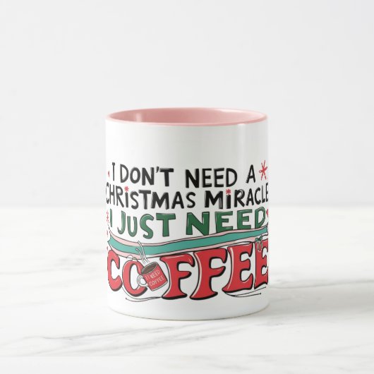 Santa Works One Day Mok (Midden)