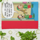 Santa Workshop-bewerking Theedoek (Gevouwen)