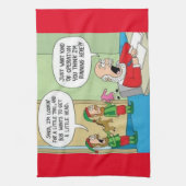 Santa Workshop-bewerking Theedoek (Verticaal)