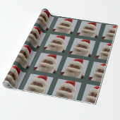 Santa Wrapping Paper Cadeaupapier (Uitgerold)