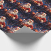 Santa Wrapping Paper Cadeaupapier (Hoek)