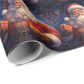 Santa Wrapping Paper Cadeaupapier (Rol Hoek)