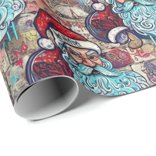 Santa Wrapping Paper Cadeaupapier (Rol Hoek)
