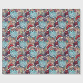 Santa Wrapping Paper Cadeaupapier (Vlak)