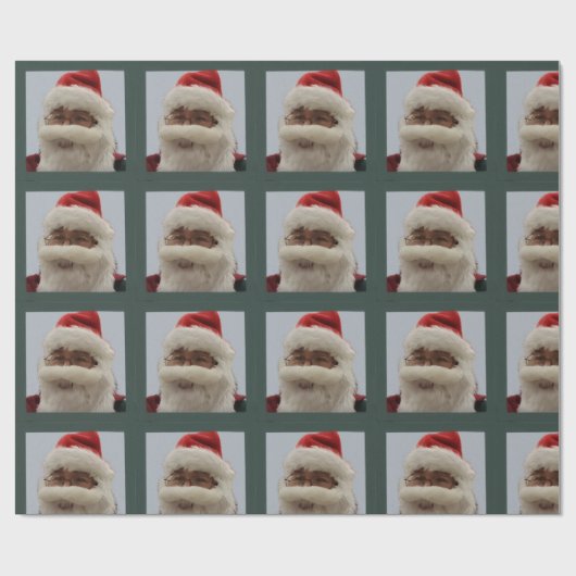 Santa Wrapping Paper Cadeaupapier (Vlak)