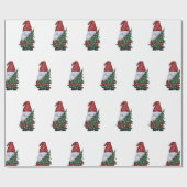 Santa Wrapping Paper Cadeaupapier (Vlak)
