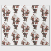 Santa Wrapping Paper Cadeaupapier (Vlak)