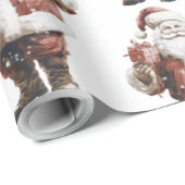 Santa Wrapping Paper Cadeaupapier (Rol Hoek)