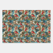 Santa Wrapping Sheets Inpakpapier Vel (Voorkant)