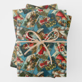 Santa Wrapping Sheets Inpakpapier Vel (In situ)