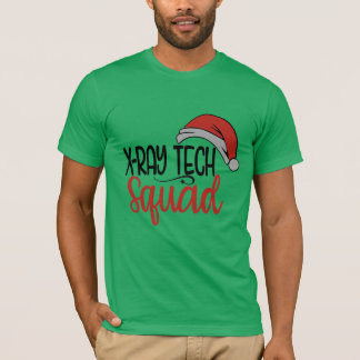 Santa Xray tech squad kerstmis is grappig T-shirt