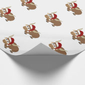 Santa Yak Cadeaupapier (Hoek)