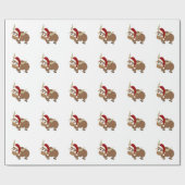 Santa Yak Cadeaupapier (Vlak)