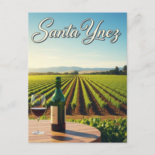 Santa Ynez California Briefkaart (Voorkant)
