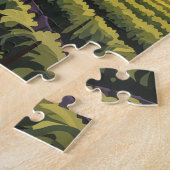 Santa Ynez California Vineyard Winery Retro Legpuzzel (Zijkant)