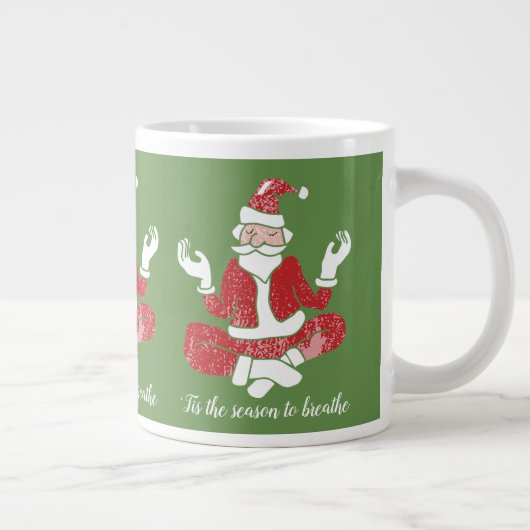 Santa Yoga | Jumbo-Mok Grote Koffiekop (Rechts)