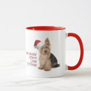 Santa Yorkie-kerstMok Mok