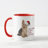 Santa Yorkie-kerstMok Mok (Links)