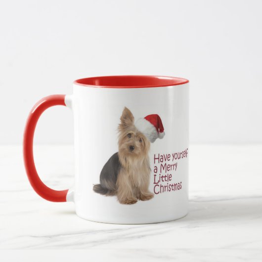 Santa Yorkie-kerstMok Mok (Links)
