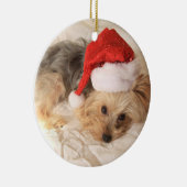 Santa Yorkie Ornament (Rechts)