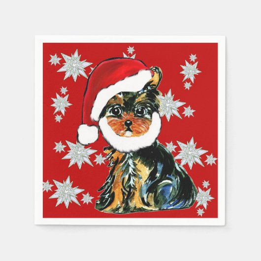 SANTA YORKIE SERVET (Voorkant)