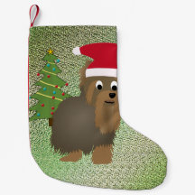 Santa Yorkshire Terrier