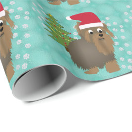 Santa Yorky Cadeaupapier