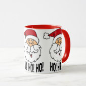 **SANTA ZEGT HO HO HO HO HO** LEUKE KERSTMIS MOK (Voorkant rechts)