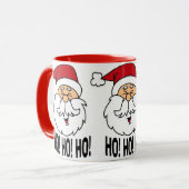 **SANTA ZEGT HO HO HO HO HO** LEUKE KERSTMIS MOK (Voorkant links)