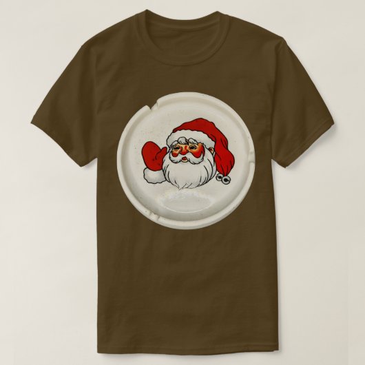 Santa zegt hoi Ashtray T-shirt (Design voorkant)