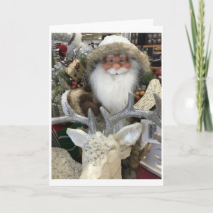 SANTA ZEGT "MERRY CHRISTMAS" AAN U KAART