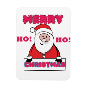 SANTA ZEGT: MERRY CHRISTMAS, HO HO! MAGNEET