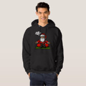 Santa Zen Yoga-feestdag Hoodie (Voorkant volledig)