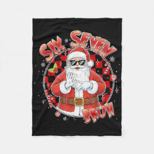 Santa Ziek Zeven Bruh 67 Zes Zeven Meme Trending P Fleece Deken