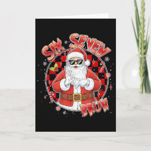 Santa Ziek Zeven Bruh 67 Zes Zeven Meme Trending P Kaart