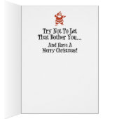 Santa ziet u retro kerst Kaart (Binnen (Rechts))