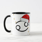 Santa Zodiac Cancer Mug Mok (Links)