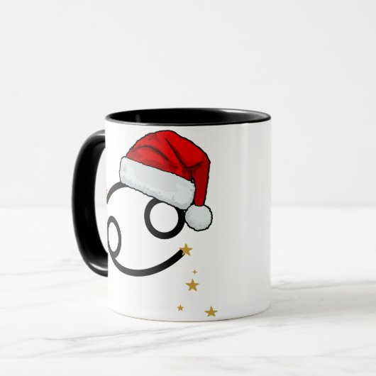 Santa Zodiac Cancer Mug Mok (Voorkant links)