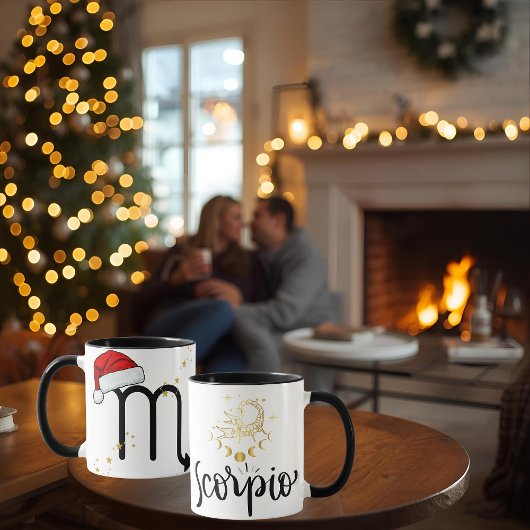 Santa Zodiac Schorpioen Mok
