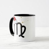 Santa Zodiac Virgo Mug Mok (Voorkant links)