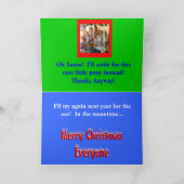 Santababy Feestdagen Kaart (Binnen)