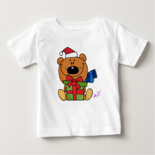 SantaBear w / Cadeau Peuter Lang Flowy Sleeves T-s