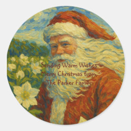 SantaBloom Ronde Sticker