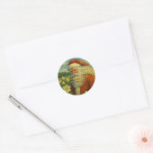 SantaBloom Ronde Sticker (Envelop)