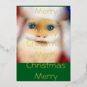 SantaClause-serie Folie Uitnodiging (Voorkant)