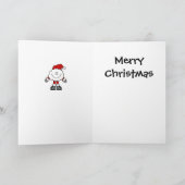 Santacloud Feestdagen Kaart (Binnen)