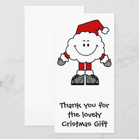 Santacluide Bedankt (Voorkant / Achterkant)