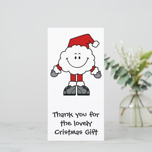 Santacluide Bedankt (Staand voorkant)